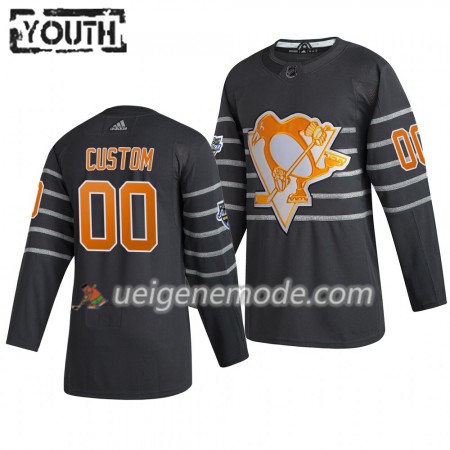 Kinder Pittsburgh Penguins Trikot Custom Grau Adidas 2020 NHL All-Star Authentic